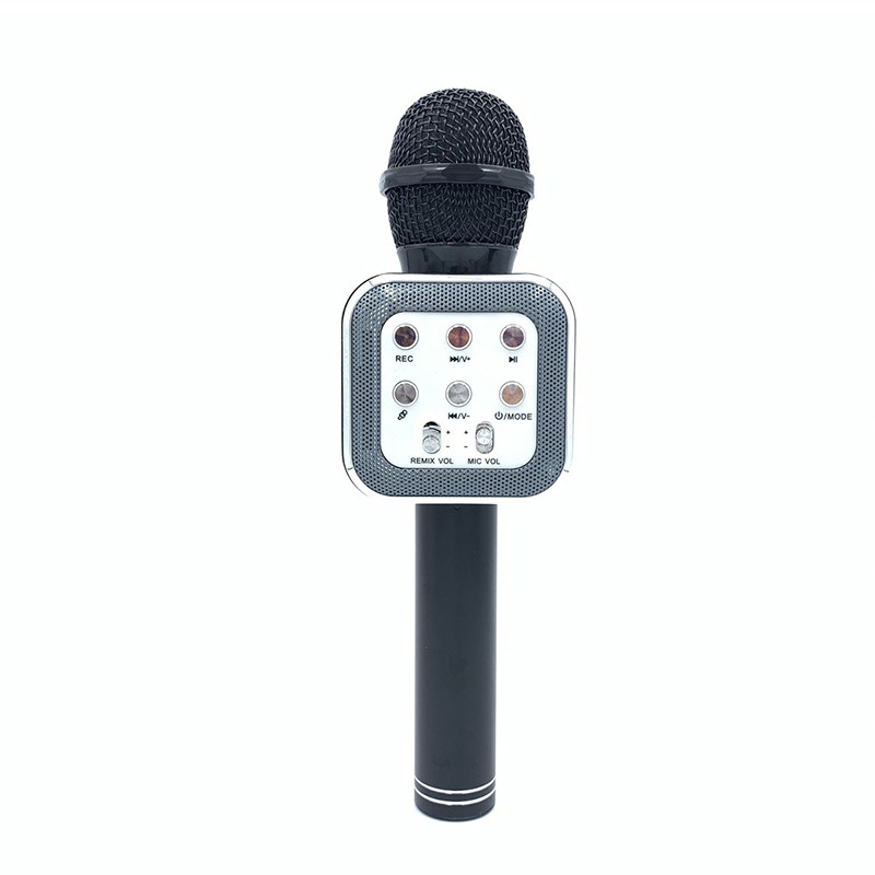 

WS1818 Ручной Караоке Микрофон Беспроводной Bluetooth MIC Динамик - Чернить