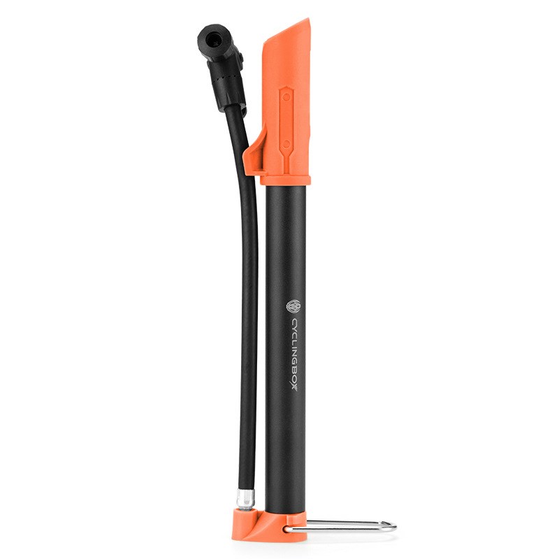 

Cyclingbox BG-1043 Fahrradradreifen Luftpumpe 120psi Hochdruck Passt Presta & Scherader - Orange