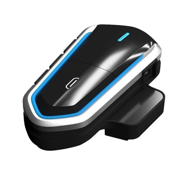 

QTB35 Motorradhelm Hand Kostenloses Intercom -kit Bluetooth Headset Wireless Interphone - Schwarz