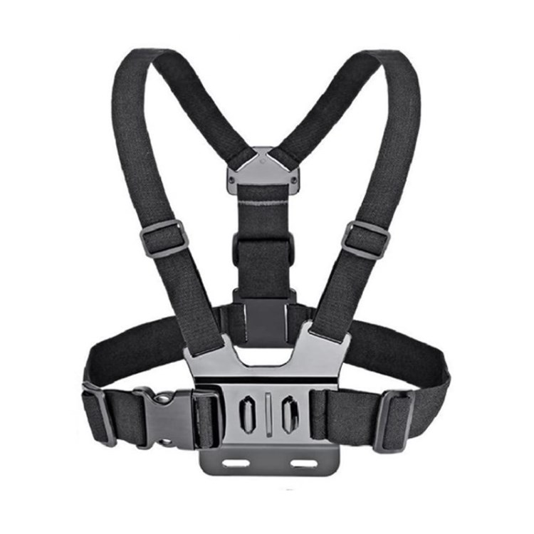 

Einstellbare Brustkörperriemengurt -kamerahalterhalterung Für GoPro Hero 7/6/5/4/3+/3 - Schwarz