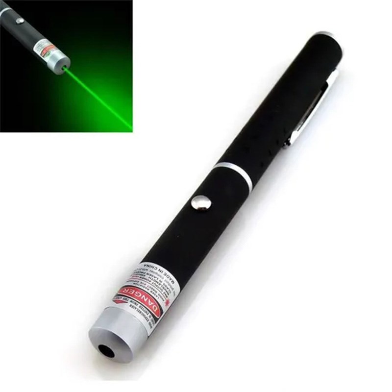 Laser-101 Green Laser Pointer 5mW Single Dot Pen Beam for Outdoor Teaching Presentation Indicator (Without Battery)