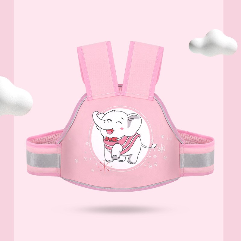 

Verstellbar Bequeme Wandergurten Motorrad -sicherheitsgurtgurt Für Kinderbaby - Elefant