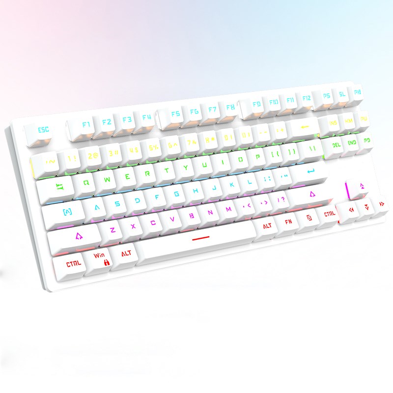 

Jeqang JK-929 Gaming Mechanical Back Light Computertastatur Mit 87-Key - Weiß