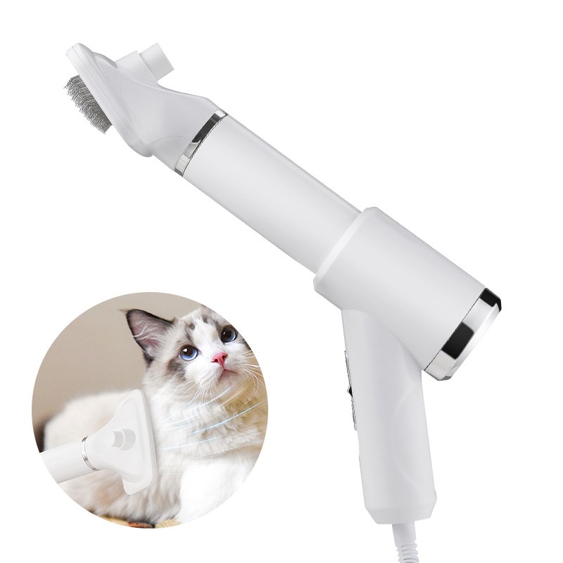 

Multifunktions-Haustierhaar-Trockner-Hundekatze-Haar-Pfeifen Pelzige Trocknungsgebläse - Weiß / EU-Stecker
