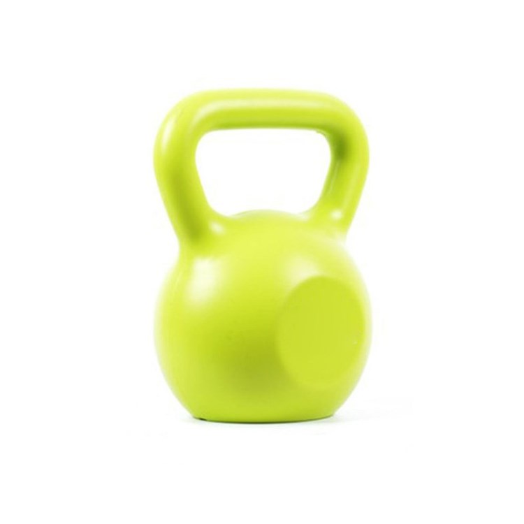 

For Fitness Exercise Cast Iron Kettlebell Various Weight Dumbbell Kettle Ball - Green/10lb