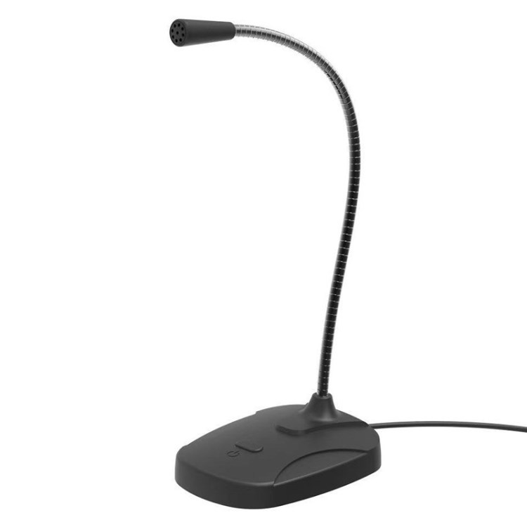

3.5mm PC Microphone Live Broadcast Desktop Computer Conferencing Mic - 3.5mm Jack/Black