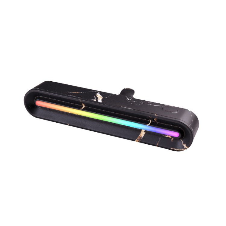 

Nb-a20 Auto Deodorant Aromatherapie Schallempfindliche Rgb Musik Licht Winzige Verzierungen - Schwarz