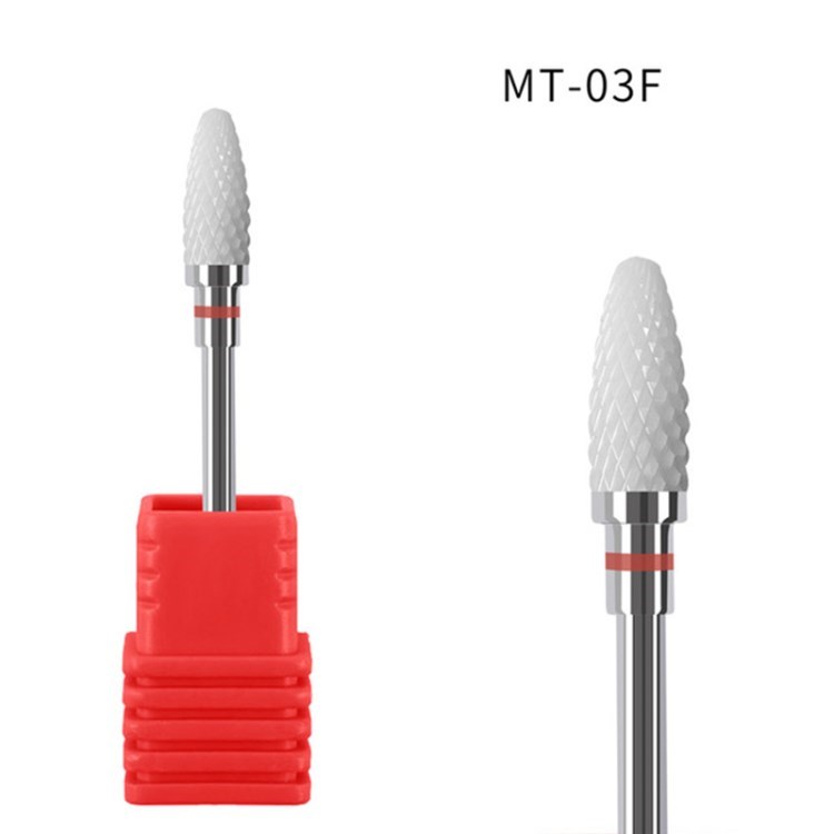 

Ceramic Nail Drill Bit Taper Radius Rotary Electric File Manicure Pedicure Nail Tool - MT-03F