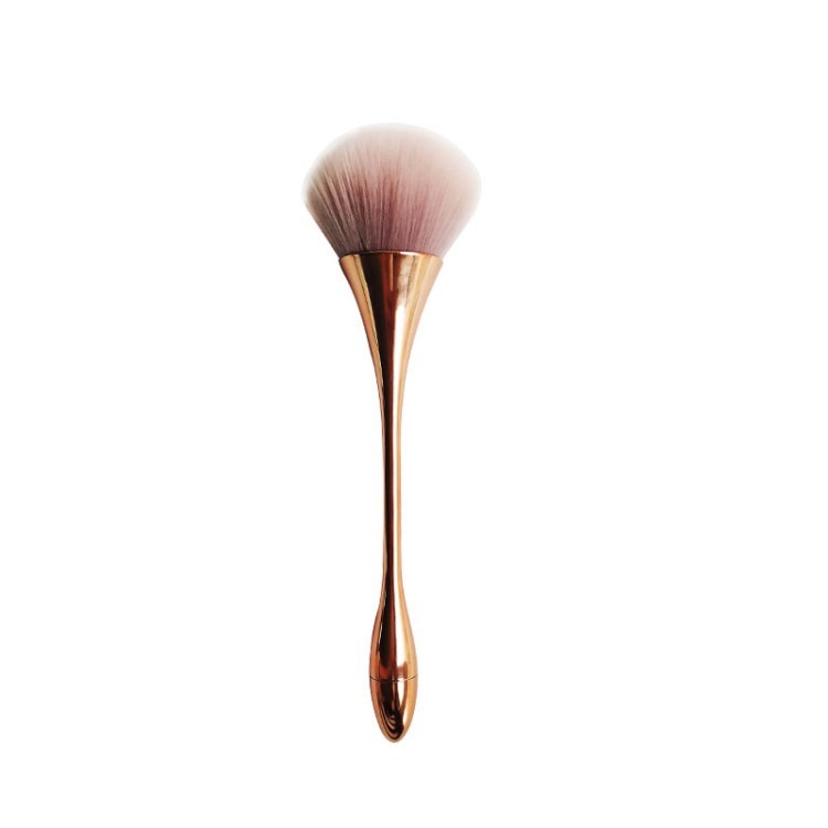 

Makeup Brush Large Foundation Powder Brush for Liquid Cream Mineral Products - Rose Gold/Large Tip