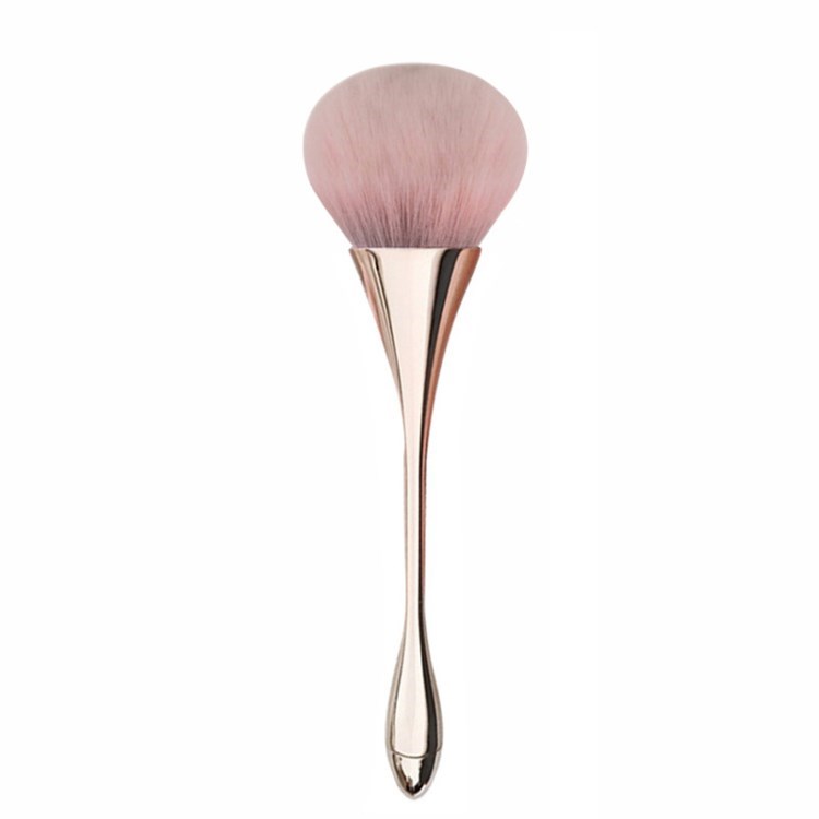 

Makeup Brush Large Foundation Powder Brush for Liquid Cream Mineral Products - Gold/Large Tip