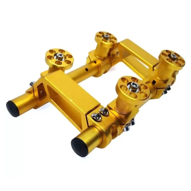 

Motorrad -lenker -extender -fahrrad -lenker -verlängerungshalterung Halterung - Gold