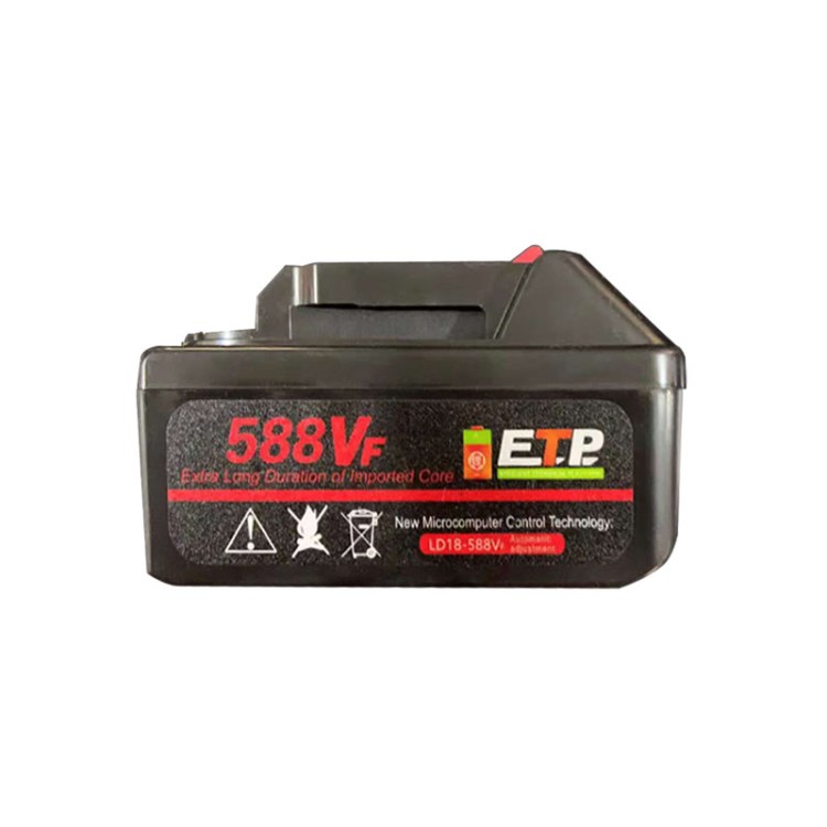 

Oaks Cordless Impact Wring Schraubenschlüssel 3200 u / Min 15000mAh Batterie - Schwarz/588vf Akku