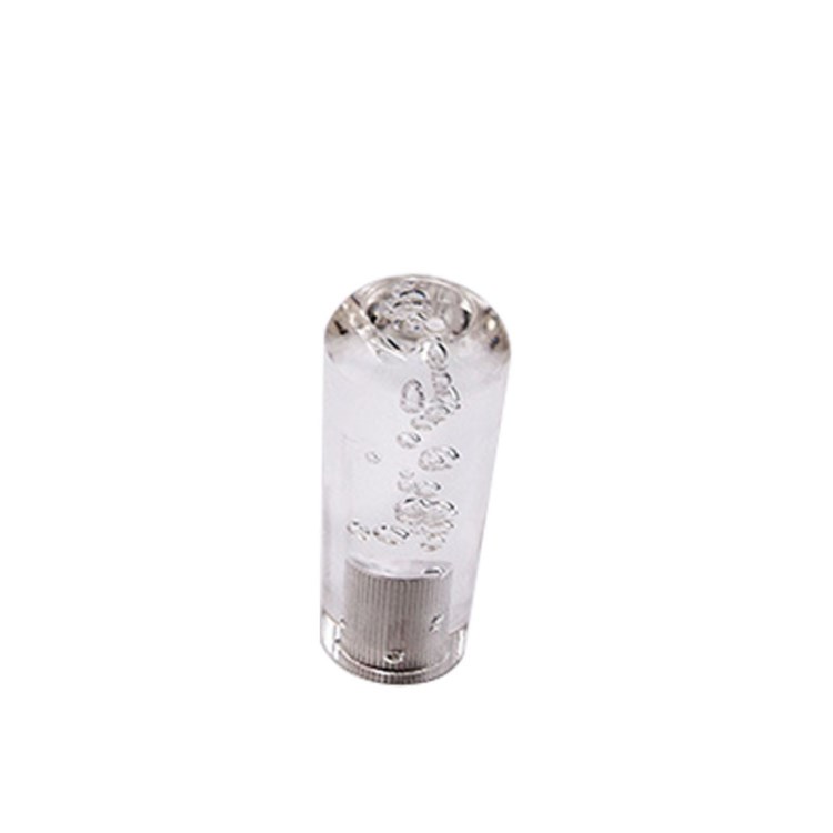 

PC-SK48 LED LED Light Crystal Shift Knob Stab Stabspeicher Transparent Blasengetriebe Schalthebel - Weiß/10 cm