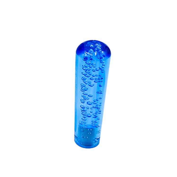 

PC-SK48 LED LED Light Crystal Shift Knob Stab Stabspeicher Transparent Blasengetriebe Schalthebel - Blau/15 cm