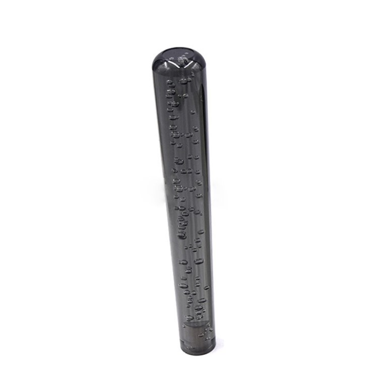 

PC-SK48 LED LED Light Crystal Shift Knob Stab Stabspeicher Transparent Blasengetriebe Schalthebel - Schwarz/35 cm