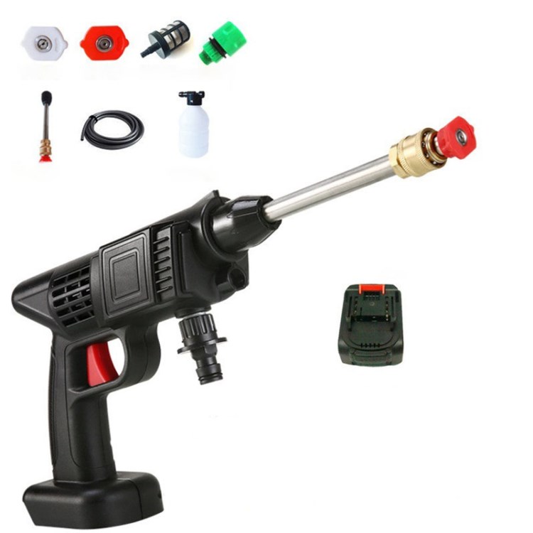 

Cordless Power Waschmaschine 220V Hochdruckauto Waschmaschine Glasfenster Reinigungssprayer - US-Stecker / 1 Batterie / Papierkasten Verpackung / 24V