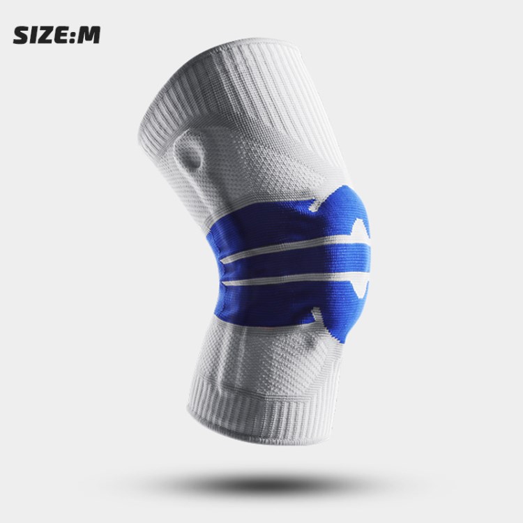 

Kyncilor AB058 1pc Sport Protective Knie Pad Strick -volleyball -basketball -fitness -knee -wächter -hülle - Blau-weiß/m