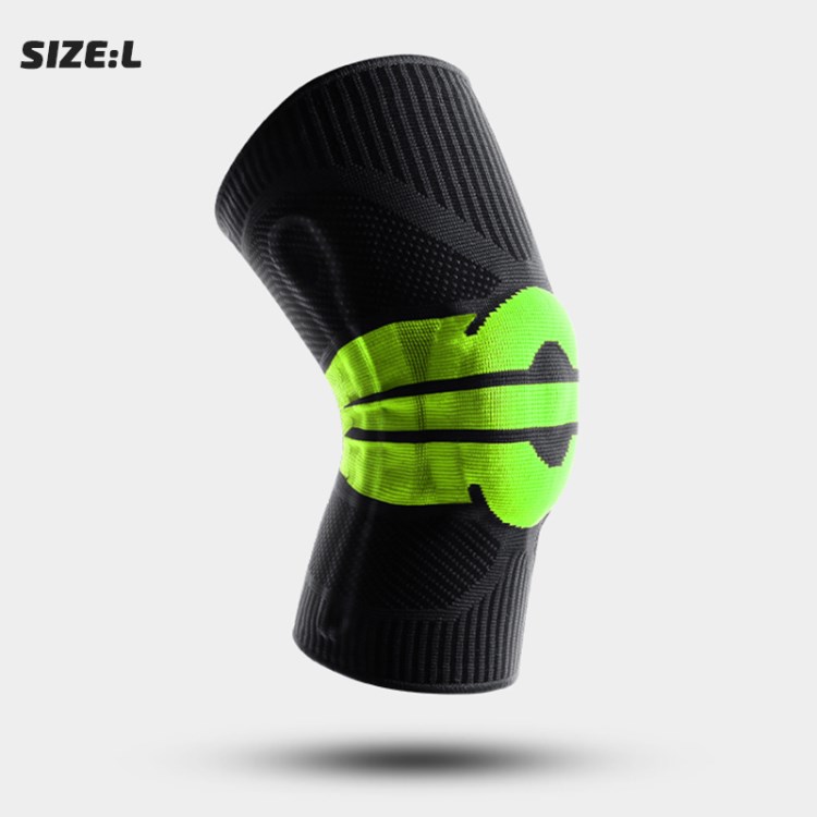 

Kyncilor AB058 1pc Sport Protective Knie Pad Strick -volleyball -basketball -fitness -knee -wächter -hülle - Schwarzgrün/l