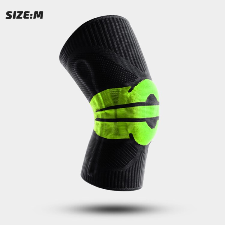 

Kyncilor AB058 1pc Sport Protective Knie Pad Strick -volleyball -basketball -fitness -knee -wächter -hülle - Schwarzgrün/m