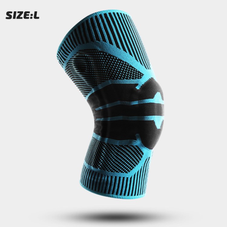 

Kyncilor AB058 1pc Sport Protective Knie Pad Strick -volleyball -basketball -fitness -knee -wächter -hülle - Sky Blue/l