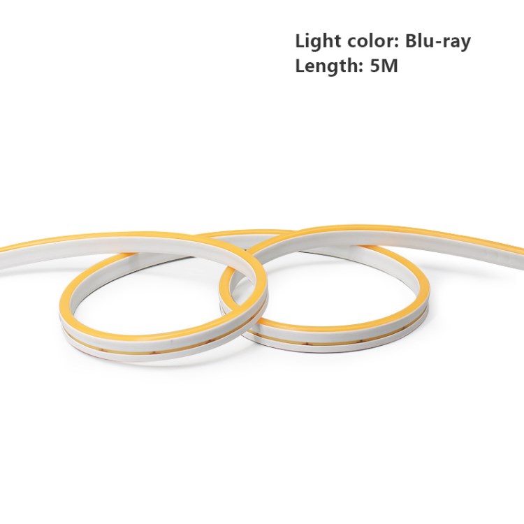 

220V LED Strip Lights Flexible Neon Light Tape Light for Bedroom Living Room Kitchen Party Home Decor - Blue Light/5m