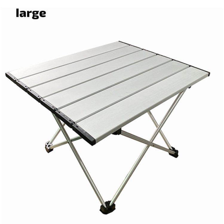 

Aluminiumlegierungsklappen-Camping-Tisch Tragbarer Strandtabelle - Schwarz / L / 68x46cm