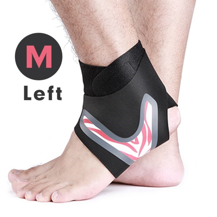 

Kyncilor AB036 Elastic Comfortable Knöchelstütze Verstellbare Knöchelspeicher - Rosa/links M