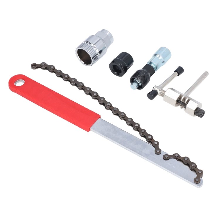 

Tragbares 5-in-1-mtb Road Bike Bike Reparaturwerkzeugkit Praktische Kettenschneider Schwungrad-abzieher Kurbelschlüssel Wartungstool