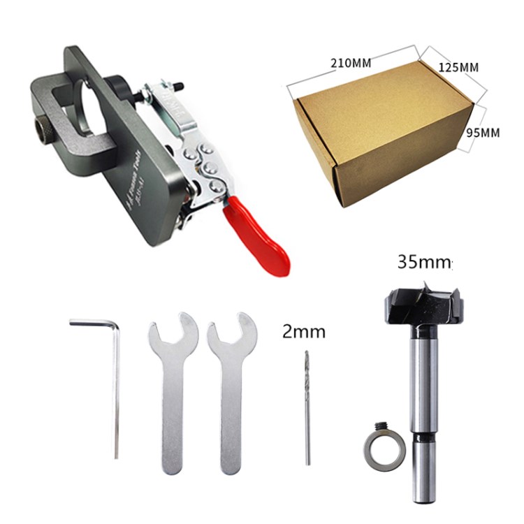 

Fonson JL35 35 -mm -tischlerloch Und Scharnierbohrer -jig -schranktür Installationswerkzeug - 1 Set
