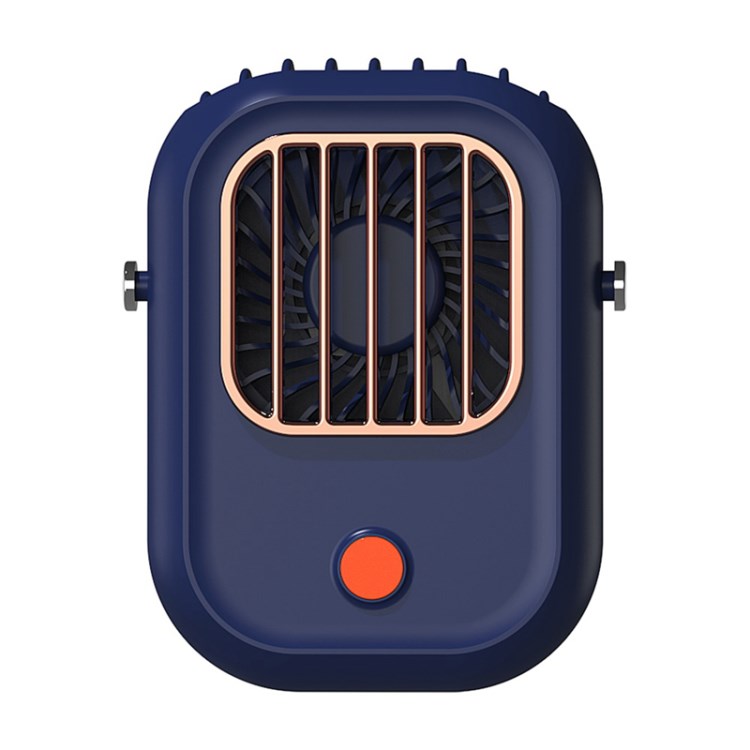 

Personal Necklace Mini Fan 1500mAh Hands-Free Portable Fan USB 3 Settings Air Conditioning Wearable Cooler - Blue