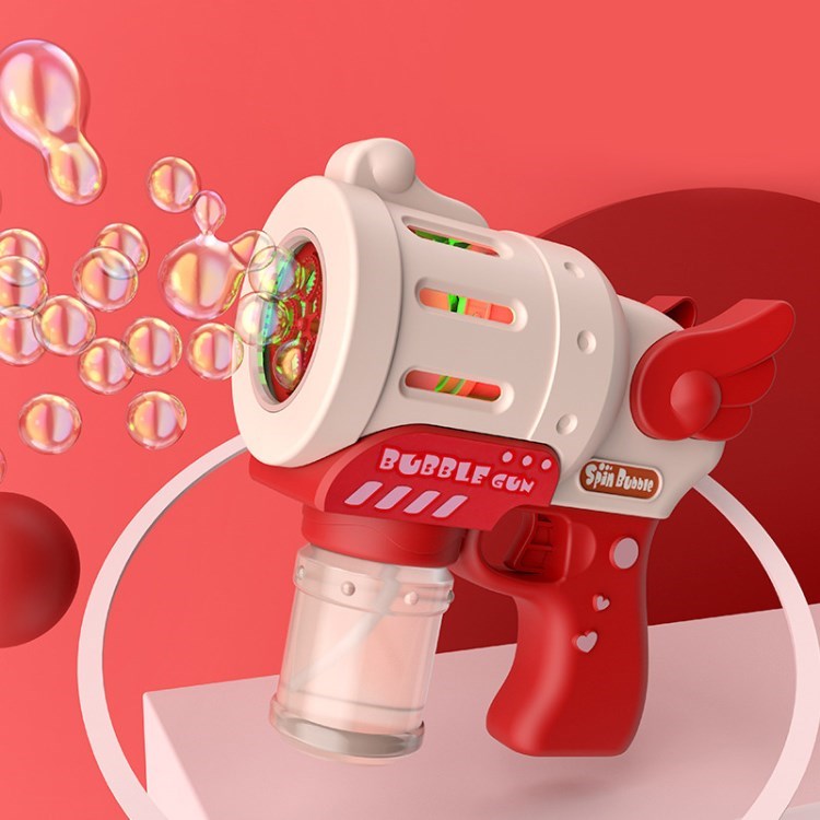 

Raketenwerfer Bubble Machine Gun Für Geburtstagsfeiern Bubble Gun Toy (keine Batterie) - Rot