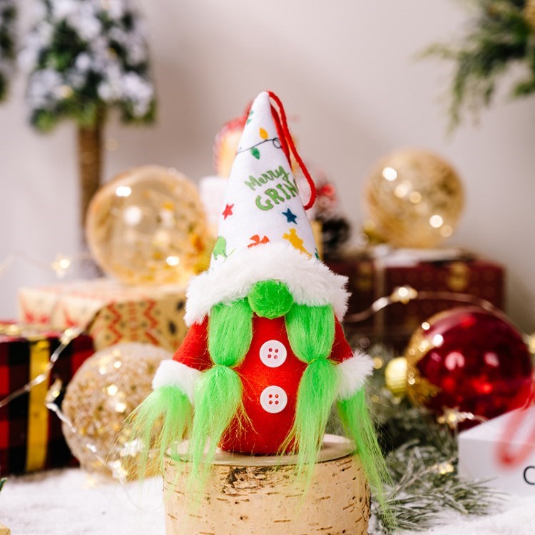 

Xmas Doll Pendant with Light Doll Hanging Tags Hanging Christmas Tree Decoration Ornament - Women