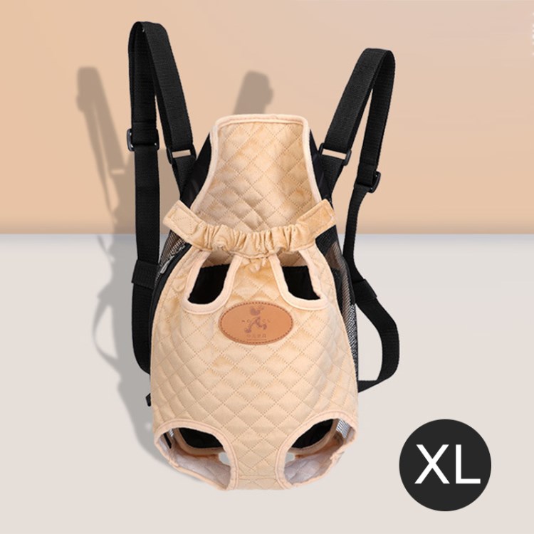 

Pet Carrier Rucksack Verstellbarer Pet Front Cat Hundeträger Beine Aus Reisetasche - Beige / xl
