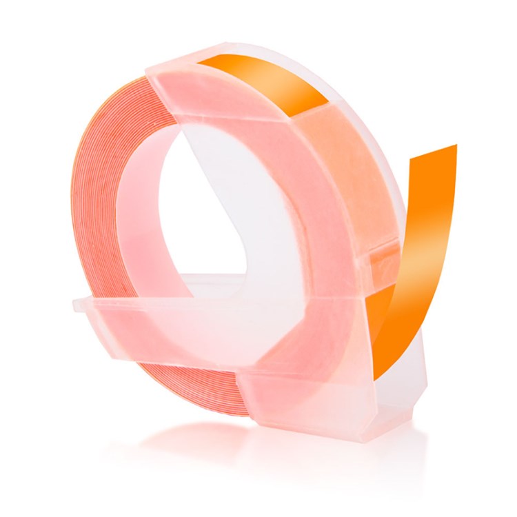 

3m 9mm 3D -drucker -etikettband Für Dymo 1610 Motex E101 Alle Kennzeichnungsmaschinen Kunststoffbezeichnungen Austausch - Orange