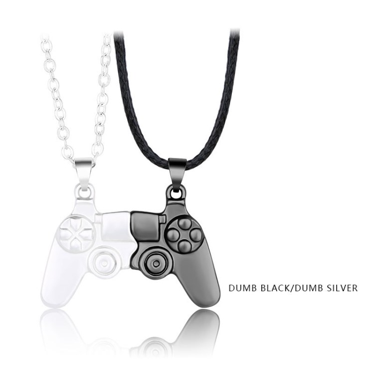 

Magnetischer Spielcontroller Halskette Paar Game Pad Matching Konsole Anhänger Für Freunde Valentines Geschenke Liebhaber - Stil E