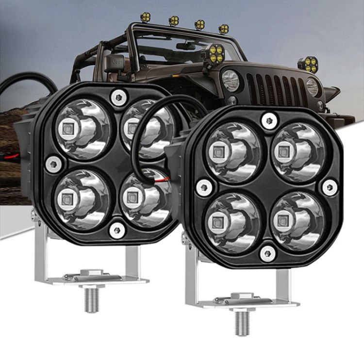 

40W Spot LED -schoten Fahren Nebel Licht Wasserdichte Auto Licht Außerhalb Der Straßenleuchten - 2pcs / Weißes Licht