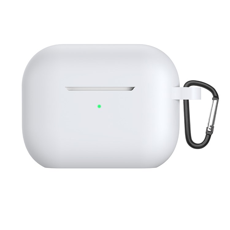 

For AirPods Pro 2 Silicone Case 2.5mm Thickening Shock-Absorbing Dustproof Earbuds Protective Cover - White, AirPods Pro 2