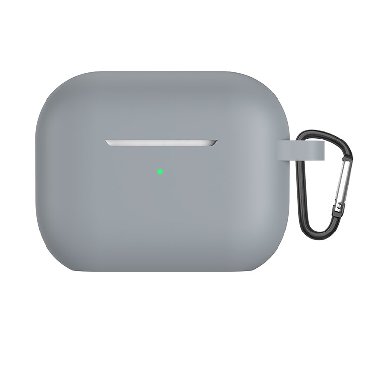

For AirPods Pro 2 Silicone Case 2.5mm Thickening Shock-Absorbing Dustproof Earbuds Protective Cover - Grey, AirPods Pro 2