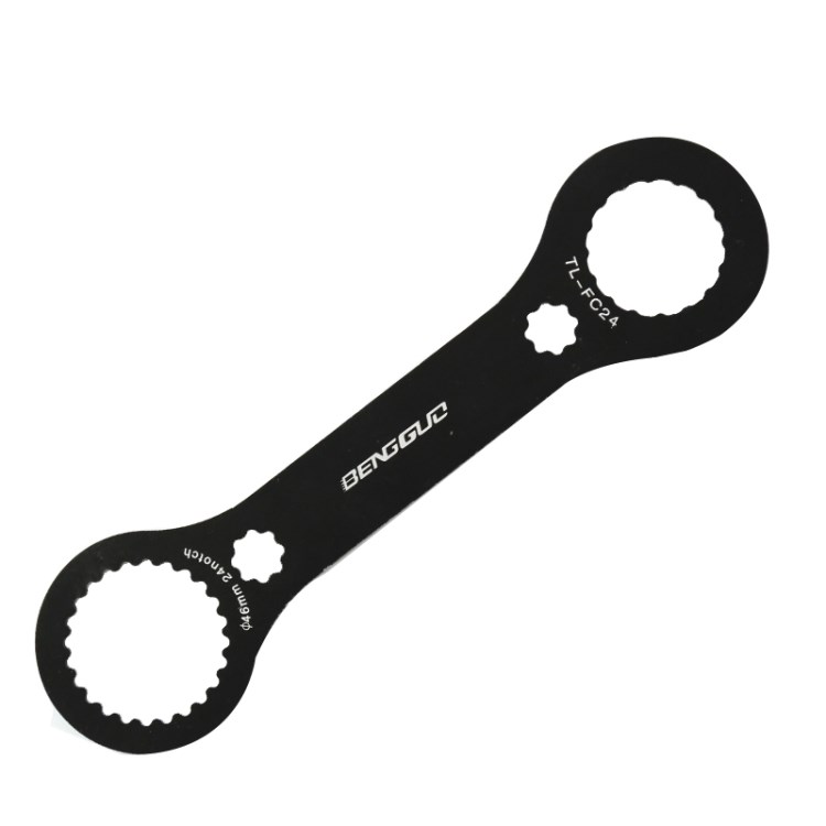 

BG-2209 Aluminiumlegierung Bike Bottom Bloß Halterung Schrench Crankset Spanner Fahrradreparaturwerkzeug - TL-FC24