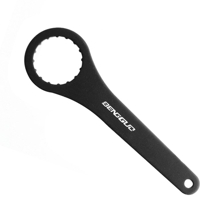 

Bengguo BG-2208 Bottom-bracket-schraubenschlüssel Aluminium-legierung Fahrradschlüssel Kurbel Abdeckung Spanner - Schwarz