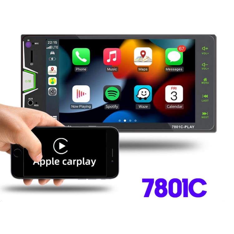 

Polarlander 7801c Car Multimedia Player 7-zoll-bildschirmauto GPS Audio Stereo Head Unit Für Toyota Corolla