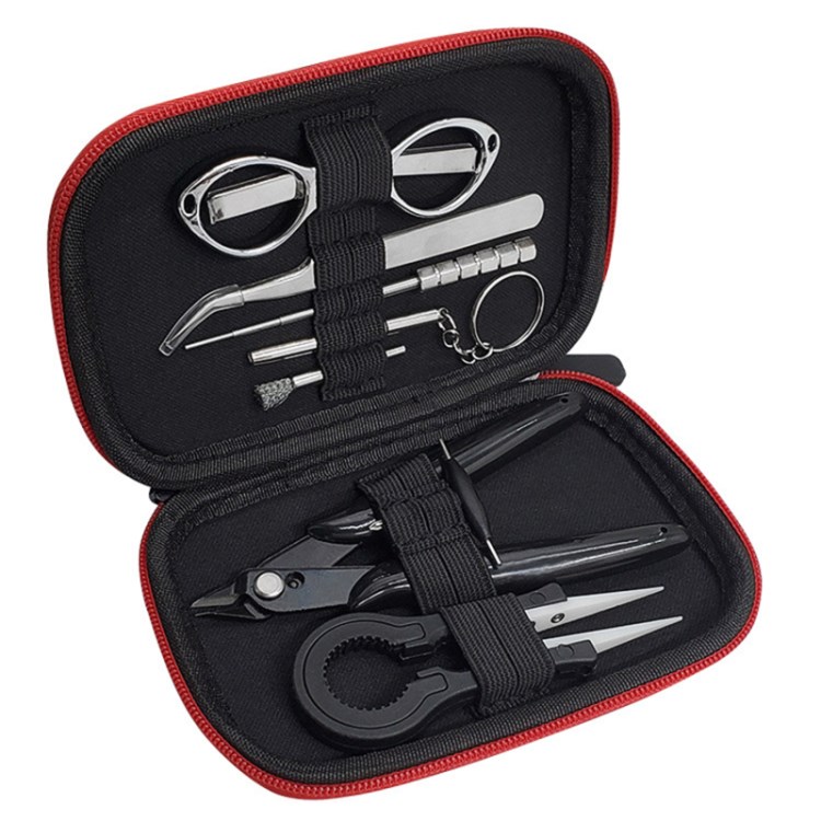 

8pcs DIY Vaping Tool Kit Mehrzweck-haushaltshandwerkzeug Mit Hülle Für Haus- Und Schmuckreparaturen