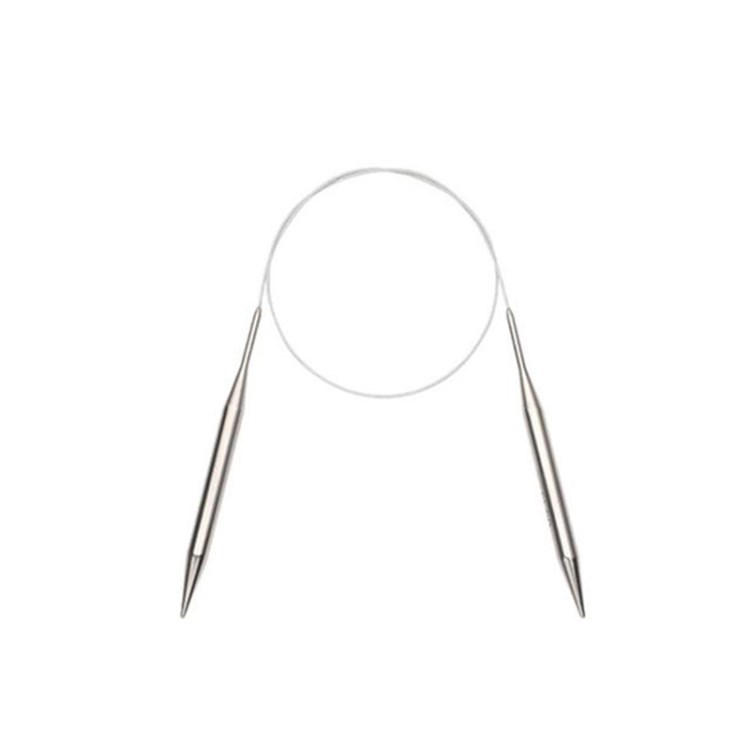 

40 cm Kreisförmige Stricknadel Edelstahl Rundes Webennadel Häkelgarnnadeln - 10 mm