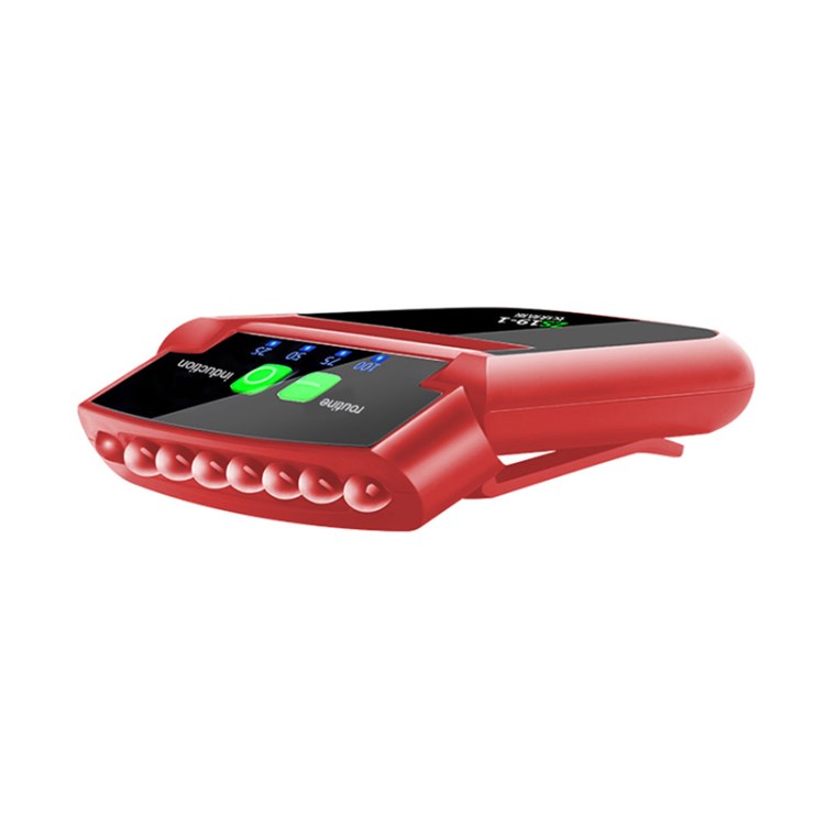 

Clip-on Cap Light Blehoargable Motion Sensoring Night Fishing Bright LED Hat Lampe - Rot