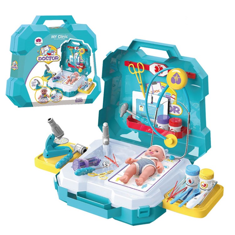 

29pcs Doctor Doctor Totend Play Toy Set Stethoscope Medical Kit Imagination Play Kinder Rollenspiele Spielset Spielzeug