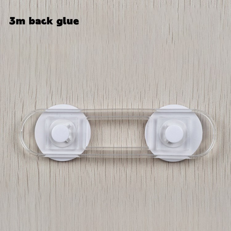 

Schrankschloss Mehrzwecke Selbstklebende Baby-proofing-sicherheitsriemenschloss - 11,3 cm / Kleber
