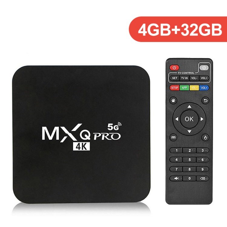 

MXQPRO 5G s905L Android 11 4K Smart Media Player Set Top TV Box - 4GB+32GB
