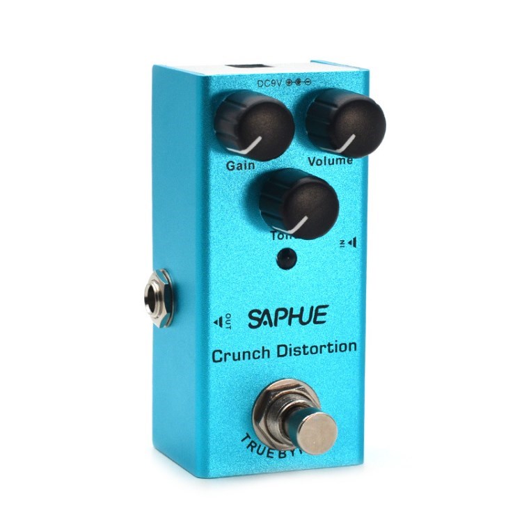 

Saphue 9V Mini e -gitarren -pedal -effektor -gitarren -musikinstrumentenzubehör (kein Power -adapter) - Crunch -verzerrung