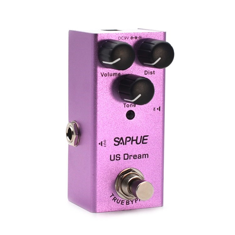 

Saphue 9V Mini e -gitarren -pedal -effektor -gitarren -musikinstrumentenzubehör (kein Power -adapter) - Wir Träumen