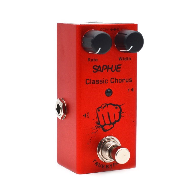 

Saphue 9V Mini e -gitarren -pedal -effektor -gitarren -musikinstrumentenzubehör (kein Power -adapter) - Klassischer Chor